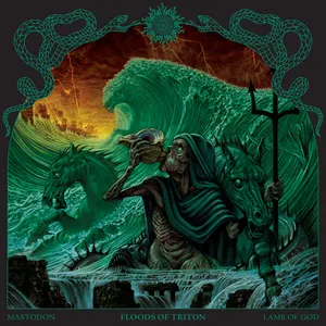 Pochette de Floods of Triton de Lamb of God - Mastodon