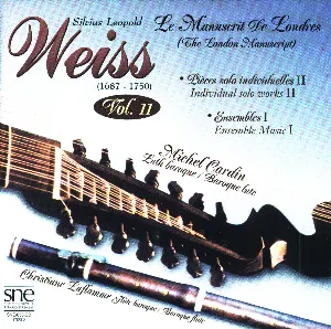 Pochette de Le Manuscrit de Londres, Vol. 11 de Michel Cardin - Sylvius Leopold Weiss