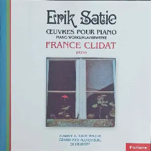 Pochette Œuvres pour piano (France Clidat)