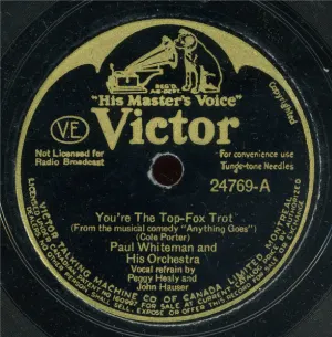 Pochette de You're the Top / I Get a Kick Out of You de Paul Whiteman and His Orchestra