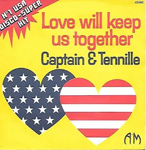 Pochette de Love Will Keep Us Together / Gentle Stranger de Captain & Tennille