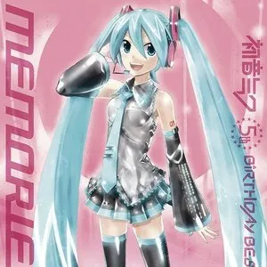 Pochette de 初音ミク 5thバースデー ベスト ~memories~ de Hatsune Miku