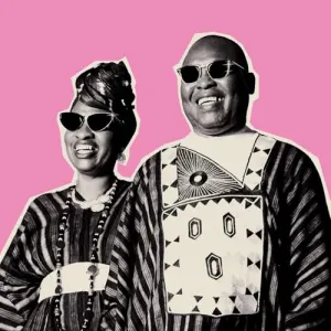 Pochette de L'amour à la folie de Amadou & Mariam