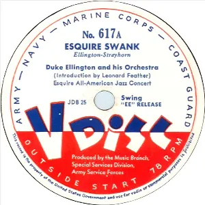 Pochette de Esquire Swank / Mean to Me / Caldonia de Woody Herman and His Orchestra - Duke Ellington and His Orchestra