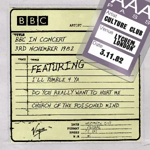 Pochette BBC In Concert: Culture Club (3rd November 1982)