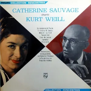 Pochette Catherine Sauvage chante Kurt Weill