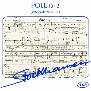 Pochette de POLE für 2 de Karlheinz Stockhausen