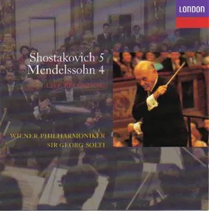 Pochette Shostakovich 5 / Mendelssohn 4