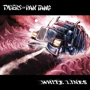 Pochette de White Lines de Tygers of Pan Tang