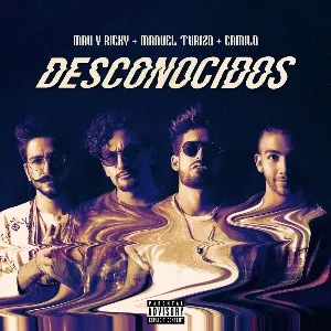 Pochette de Desconocidos de Manuel Turizo - Mau y Ricky - Camilo