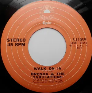 Pochette de Walk On In / I’m In Love de Brenda & the Tabulations