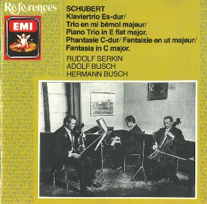 Pochette Piano Trio in E-flat major / Fantasia in C major