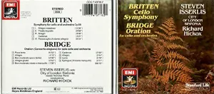 Pochette Britten: Cello Symphony / Bridge: Oration