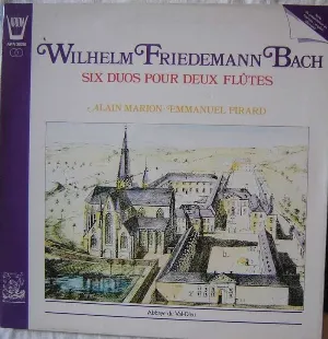 Pochette de Six duos pour deux flûtes de Alain Marion - Wilhelm Friedemann Bach