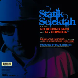 Pochette de No Holding Back de Statik Selektah