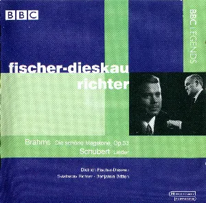 Pochette de Brahms: Die schöne Magelone / Schubert: Lieder de Dietrich Fischer‐Dieskau - Sviatoslav Richter - Benjamin Britten - Johannes Brahms - Franz Schubert