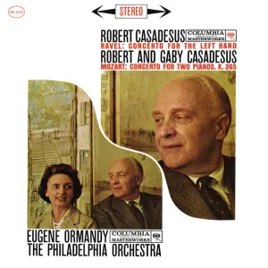 Pochette de Ravel: Concerto for the Left Hand / Mozart: Concerto for two Pianos, K. 365 de Gaby Casadesus - Robert Casadesus - Maurice Ravel - Wolfgang Amadeus Mozart - Eugene Ormandy - The Philadelphia Orchestra