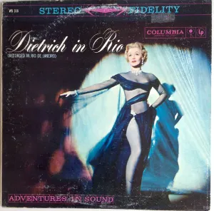 Pochette Dietrich in Rio: Recorded in Rio de Janeiro