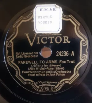 Pochette de Farewell to Arms / A White House of Our Own de Paul Whiteman and His Orchestra