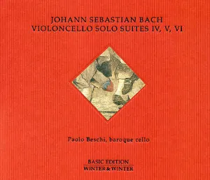 Pochette Violoncello Solo Suites IV, V, VI