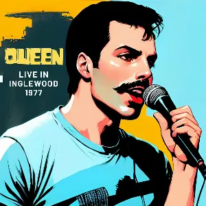 Pochette de Live in Inglewood 1977 de Queen