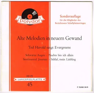 Pochette de Alte Melodien in neuem Gewand - Ted Herold singt Evergreens de Ted Herold