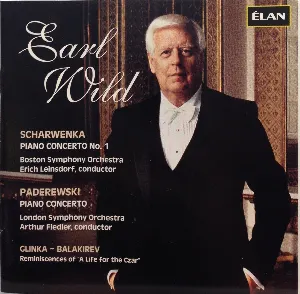 Pochette Scharwenka: Piano Concerto no. 1 / Paderewski: Piano Concerto / Glinka ~ Balakirev: Reminiscences of “A Life for the Czar”