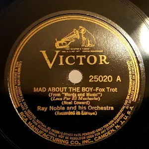 Pochette de Mad About the Boy / The Younger Generation de Ray Noble and His Orchestra - Al Bowlly