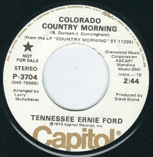Pochette de Colorado Country Morning de Tennessee Ernie Ford