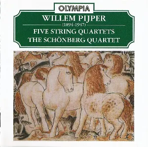 Pochette de Five String Quartets de Willem Pijper