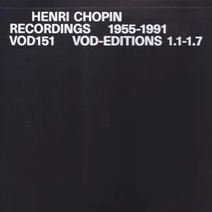 Pochette de Recordings 1955-1991: VOD Editions 1.1-1.7 de Henri Chopin
