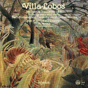 Pochette de Bachianas Brasileiras 1 & 5 / Suite for Voice and Violin / Bach Preludes and Fugues for an Orchestra of Cellos de Heitor Villa‐Lobos