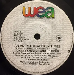 Pochette de An Ad In The Weekly Times de Johnny Chester