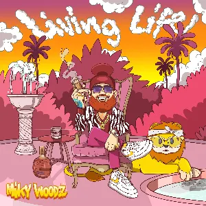 Pochette de Living Life de Miky Woodz