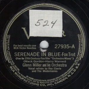 Pochette de Serenade in Blue / That's Sabotage de Glenn Miller and His Orchestra