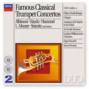 Pochette de Famous Classical Trumpet Concertos de Håkan Hardenberger - Tomaso Giovanni Albinoni - Joseph Haydn - Johann Nepomuk Hummel