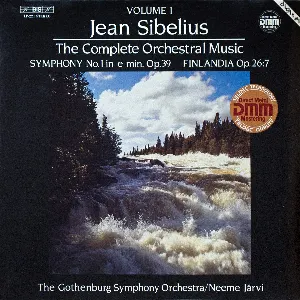 Pochette de Symphony no. 1 in E minor, op. 39 / Finlandia, op. 26:7 de Göteborgs Symfoniker - Jean Sibelius - Neeme Järvi