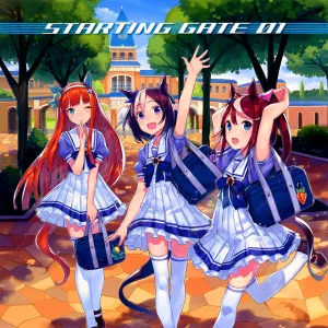 Pochette de ウマ娘 プリティーダービー STARTING GATE 01 de Machico - Azumi Waki