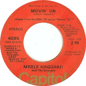 Pochette de Movin’ On de The Strangers - Merle Haggard