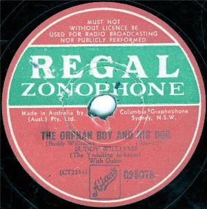 Pochette de The Orphan Boy and His Dog / Chain Lightning the Outlaw de Buddy Williams