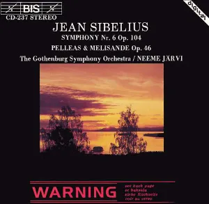 Pochette Symphony Nr. 6, op. 104 / Pelleas & Melisande, op. 46