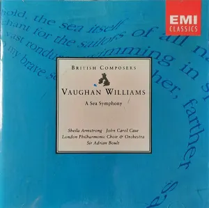 Pochette de A Sea Symphony de Sir Adrian Boult - London Philharmonic Choir - Ralph Vaughan Williams - Sheila Armstrong - London Philharmonic Orchestra