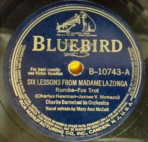 Pochette de Six Lessons From Madame La Zonga / Lament for May de Charlie Barnet and His Orchestra