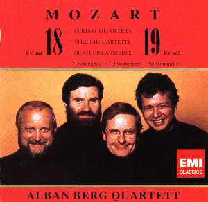 Pochette String Quartets no. 18, KV 464 & no. 19, KV 465