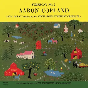 Pochette de Symphony no. 3 de Minnesota Orchestra - Aaron Copland - Antal Doráti