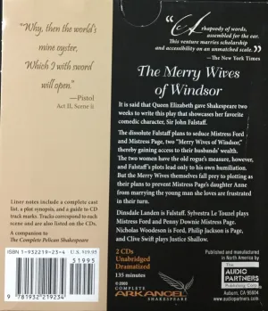 Pochette de The Merry Wives of Windsor de William Shakespeare
