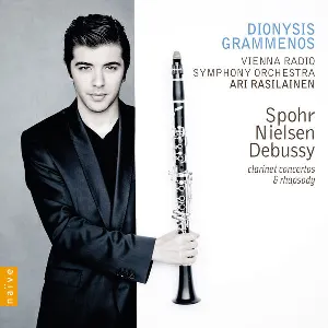 Pochette Spohr, Nielsen: Clarinet Concertos / Debussy: Rhapsody