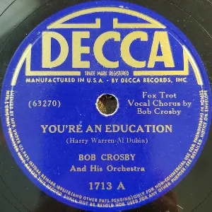 Pochette de You’re an Education / Jezebel de Bob Crosby and His Orchestra