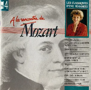 Pochette A la rencontre de Mozart