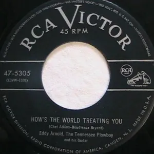 Pochette de How’s the World Treating You / Free Home Demonstration de Eddy Arnold